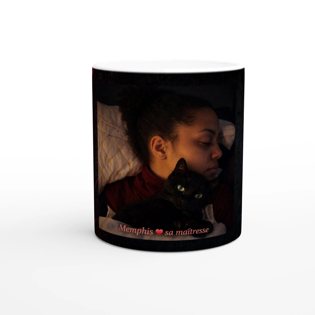 Mug personnalisé avec photo, idée cadeau design coloré NÉON