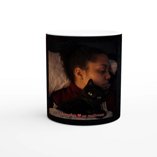 Mug personnalisé avec photo, idée cadeau design coloré NÉON